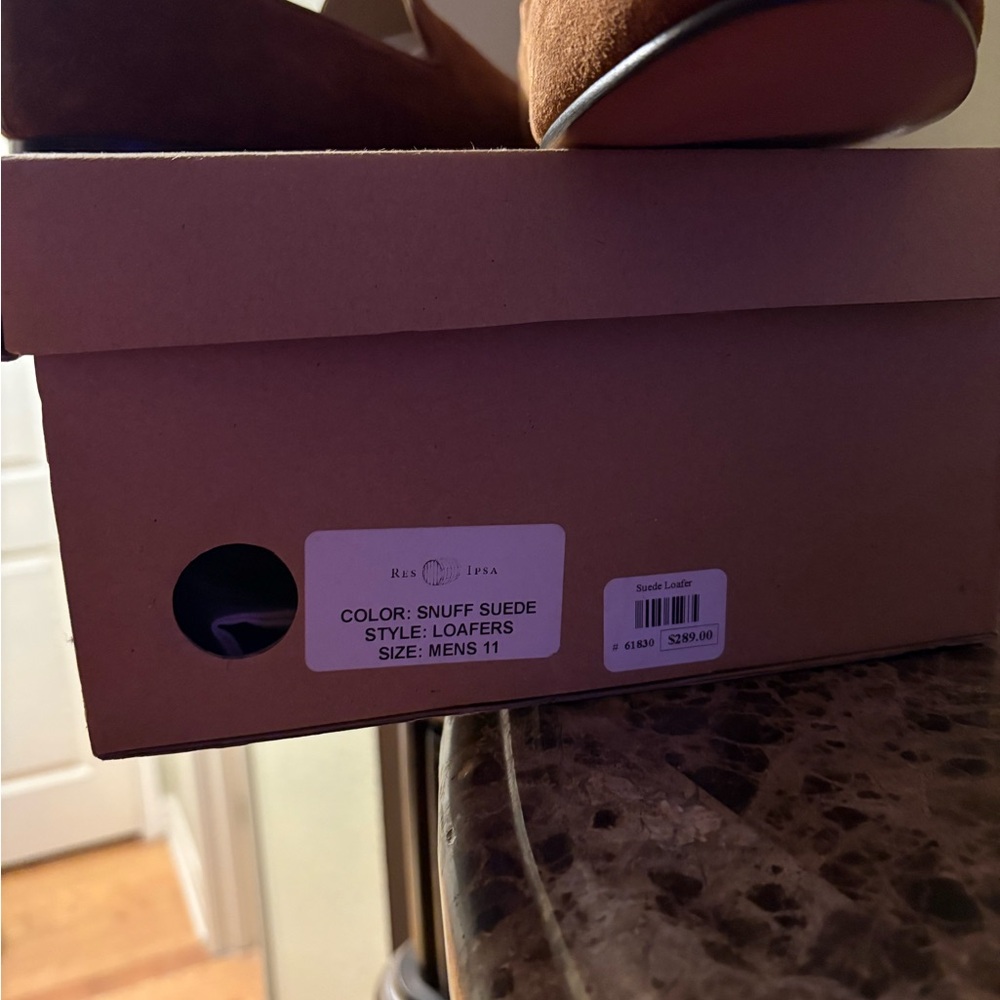 Res Ipsa Suede Loafers made in Turkey